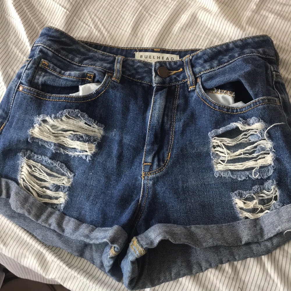 bullhead denim shorts